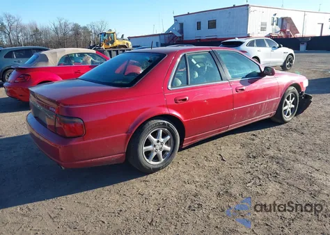 2001 Cadillac Seville Sts из США, поврежденный, VIN 1G6KY54911U137923